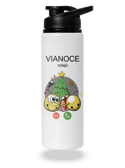 Vianoce volajú flaša na vodu White
