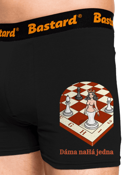 Dáma nahá jedna boxerky Black