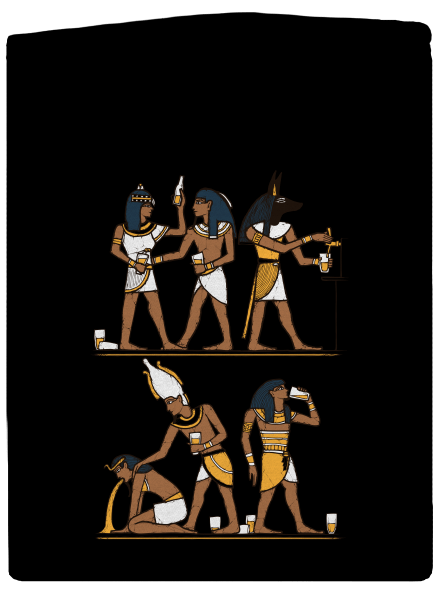 Egyptská párty dámska mikina na zips Black