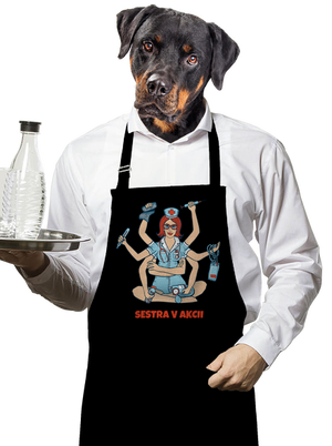 Sestra v akcii zástera Black