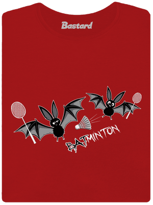Batminton dámske tričko prémium Red Mal