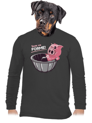 Vo forme pánske dlhý rukáv Dark Grey