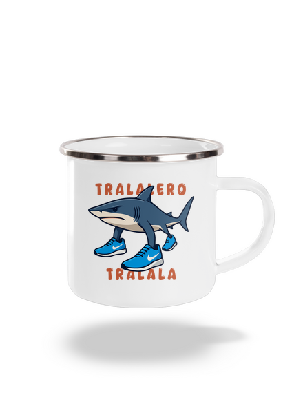 Tralalero Tralala – Italian Brainrot plecháčik White