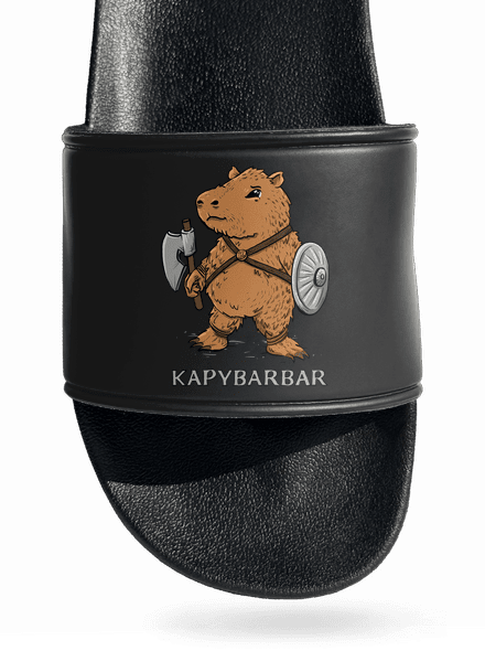 Kapybarbar šľapky Black