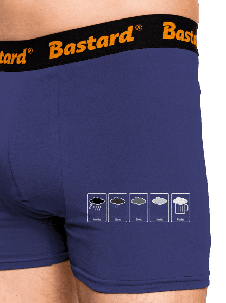 Predpoveď počasia boxerky Blue Navy