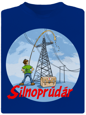 Silnoprúdár pánske športové tričko Royal Blue Mal