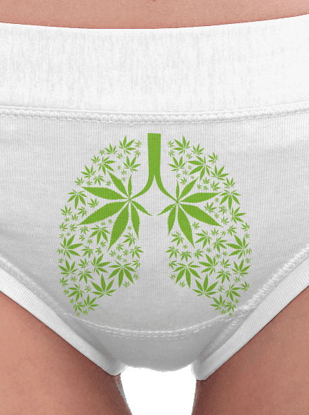 Ganja pľúca dámske nohavičky White