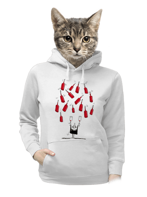 dámska mikina klokanka