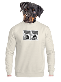 unisex mikina bez kapucne