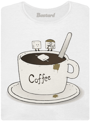 Kto zabil cukrík? dámske tričko s lemom White