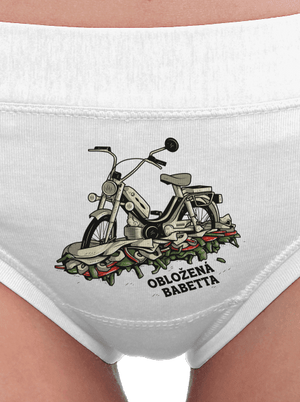 Obložená Babetta dámske nohavičky White