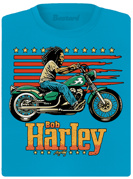Bob Harley dámske športové tričko Blue Atol