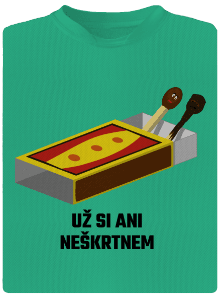 Už si neškrtnem pánske športové tričko Mint Mal