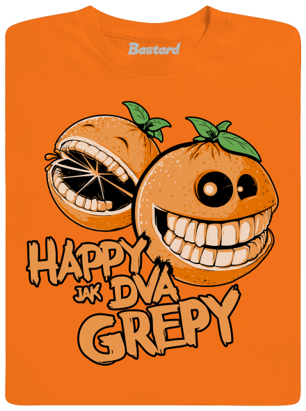 Happy grepy detské tričko Orange