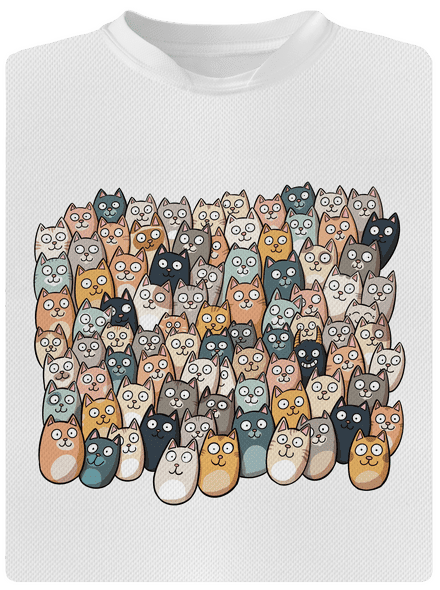 Nájdi čerta pánske športové tričko White