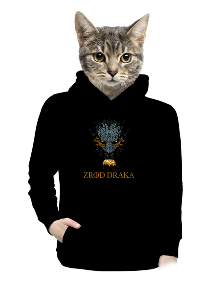Zrod draka dámska mikina klokanka Black