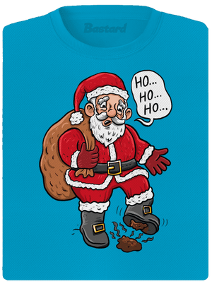 Ho ho ho  dámske športové tričko Blue Atol