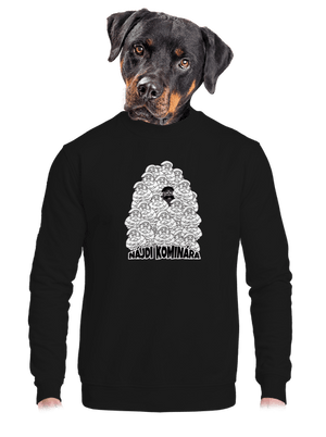 unisex mikina bez kapucne