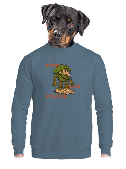 Brrr Brrr Patapim – Italian Brainrot unisex mikina bez kapucne Nordic Blue
