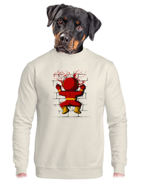 unisex mikina bez kapucne