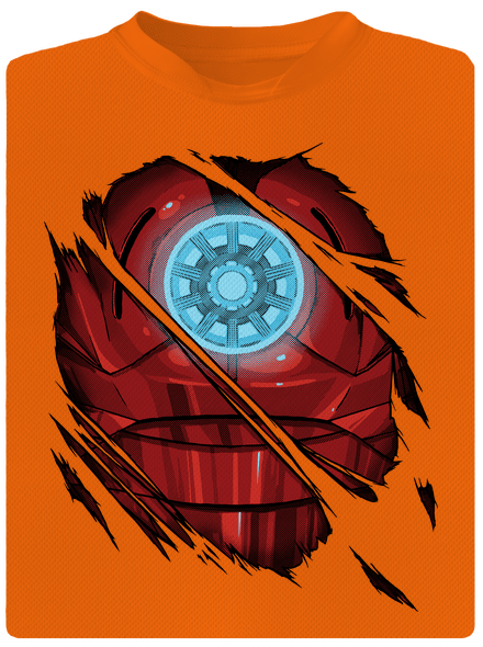 Ironman detské športové tričko Neon Orange