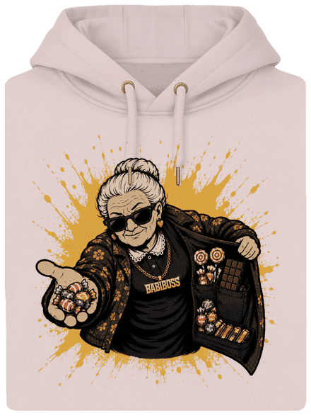 Babiboss unisex mikina premium Rose Chalk