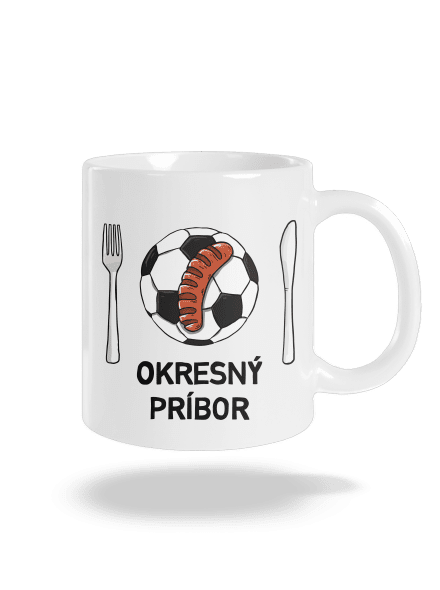 Okresný príbor klasický hrnček White