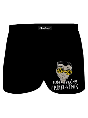 Večný tridsiatnik pánske trenky Black