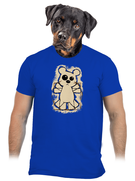 Da Vinci Teddy pánske tričko Royal Blue