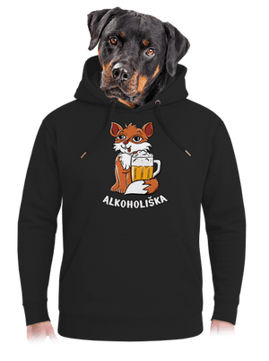  unisex mikina premium Dark Black