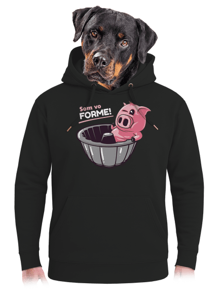 Vo forme unisex mikina premium Dark Black