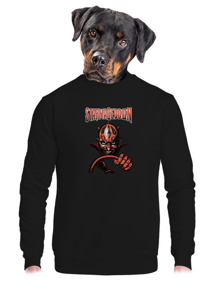 Starmageddon unisex mikina bez kapucne Black