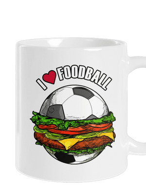 Foodball klasický hrnček White