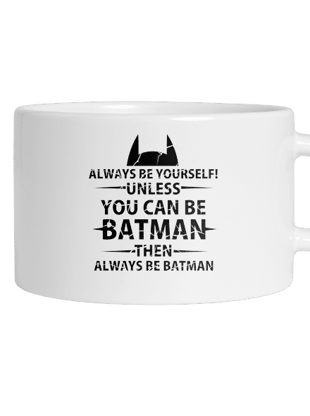 Batman hrnček makronka White
