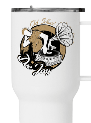 Old school DJ termohrnček White