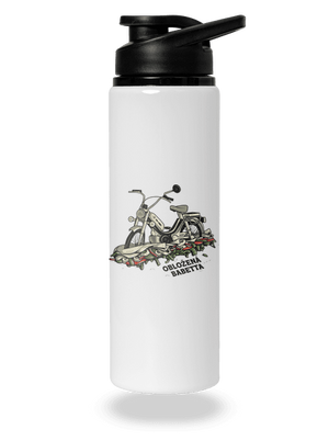 Obložená Babetta flaša na vodu White