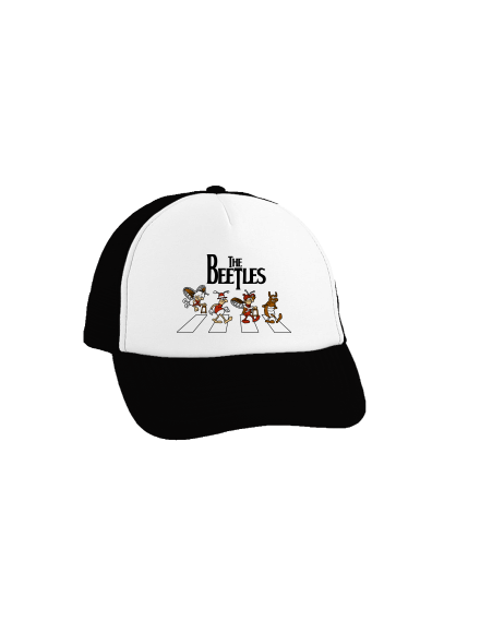 Beatles šiltovka truckerka Black cap
