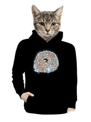 dámska mikina klokanka