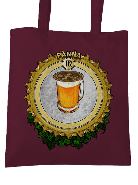 Pivný horoskop: Panna taška Burgundy