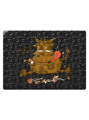 Hovädzie na hubách puzzle White