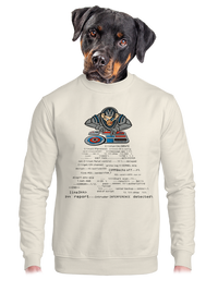 unisex mikina bez kapucne