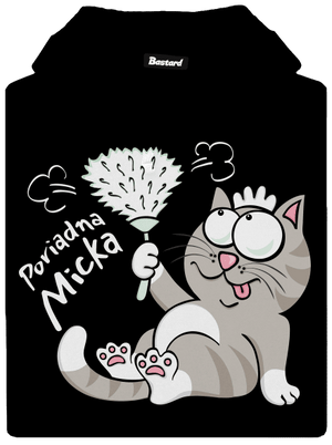 Macko a Micka dámska mikina klokanka Black