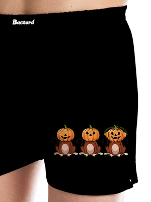 Halloween opičky pánske trenky Black