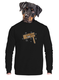 unisex mikina bez kapucne