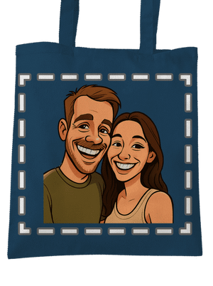 Karikatúra z vlastnej fotky taška Petrol