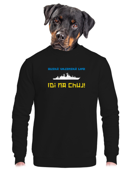 Ukrajina - Lodi idi na chuj unisex mikina bez kapucne Black