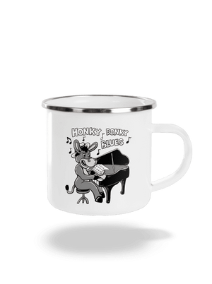 Honky donky blues plecháčik White