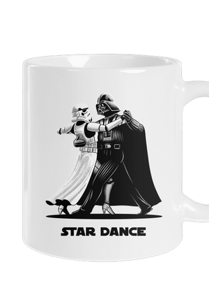 Star dance klasický hrnček White