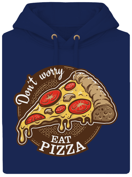 Pizza unisex mikina premium Navy