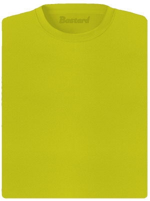 Bez potlače dámske športové tričko Neon Yellow